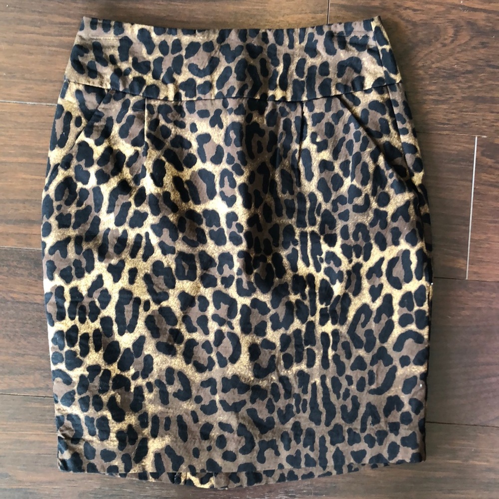 Leopard skirt size S